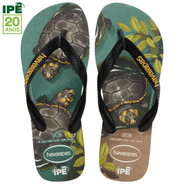 Chinelo Havaianas Ipê Bicho-Preguiça Jabuti