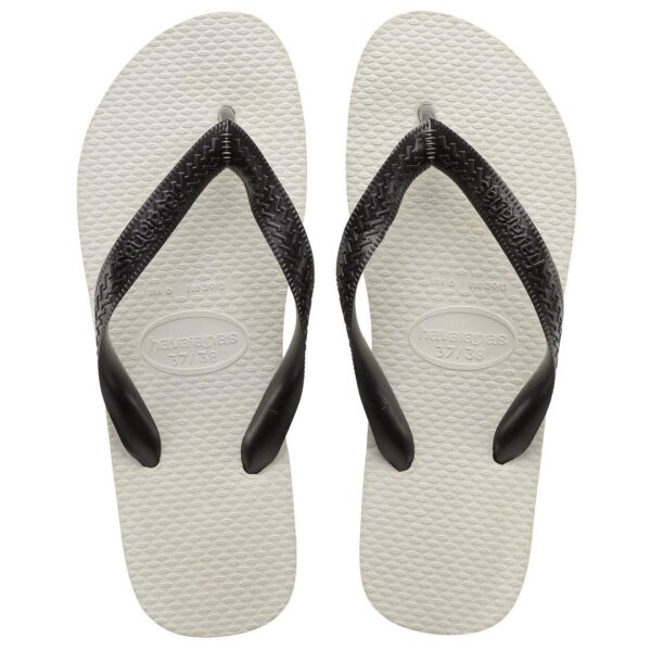 Chinelo Havaianas Tradicional Branco com Preto