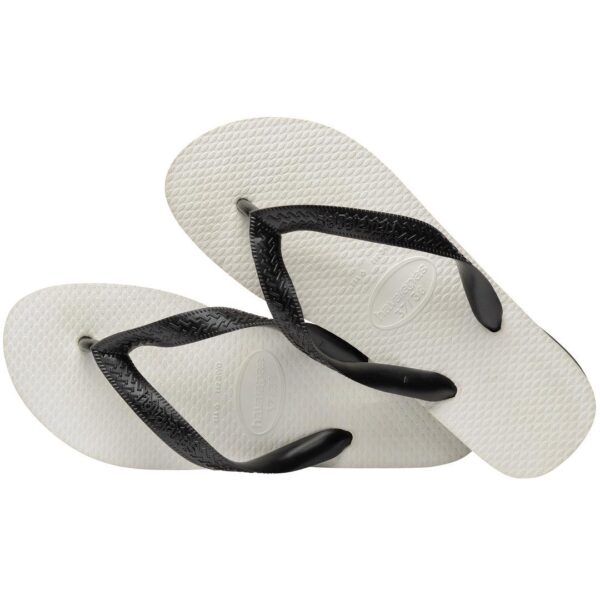 Chinelo Havaianas Tradicional Branco com Preto - Image 4