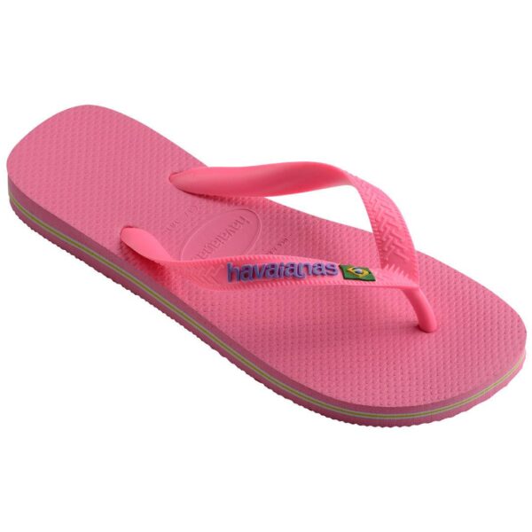 Chinelo Havaianas Brasil Logo Rosa Pink - Image 2