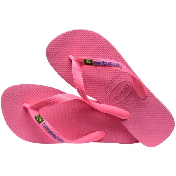 Chinelo Havaianas Brasil Logo Rosa Pink - Image 4