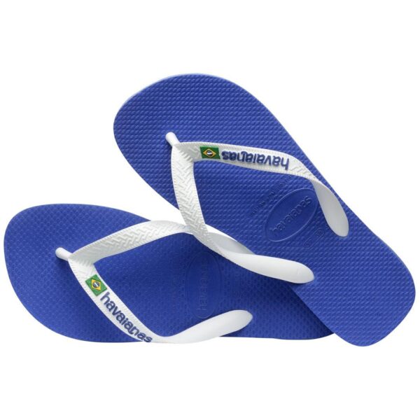 Chinelo Havaianas Brasil Logo Azul com Branco - Image 4