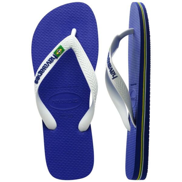 Chinelo Havaianas Brasil Logo Azul com Branco - Image 5