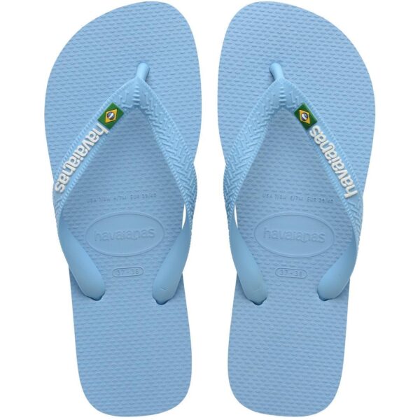 Chinelo Havaianas Brasil Logo Azul Claro