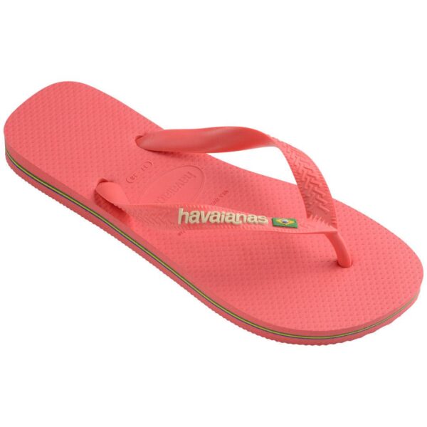 Chinelo Havaianas Brasil Logo Rosa - Image 2