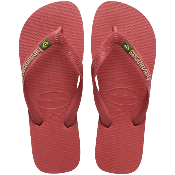 Chinelo Havaianas Brasil Logo Vermelho