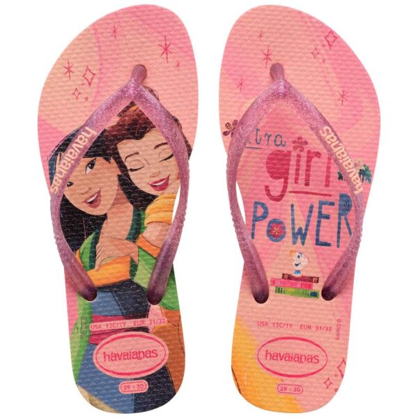 Chinelo Havaianas Infantil Slim Princess