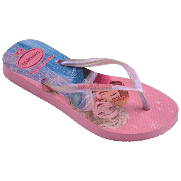 Chinelo Havaianas Infantil Slim Princess Frozen - Image 2