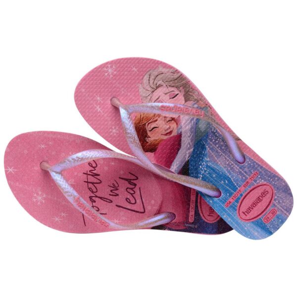 Chinelo Havaianas Infantil Slim Princess Frozen - Image 4