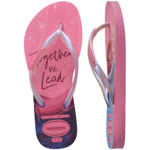 Chinelo Havaianas Infantil Slim Princess Frozen - Image 5