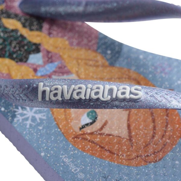 Chinelo Havaianas Infantil Slim Frozen Lilás - Image 6