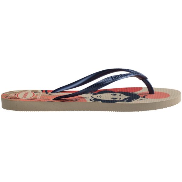 Chinelo Havaianas Slim Princesa Branca de Neve Bege - Image 3