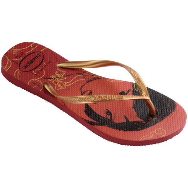 Chinelo Havaianas Slim Princesa Mulan Vermelho Apache - Image 2