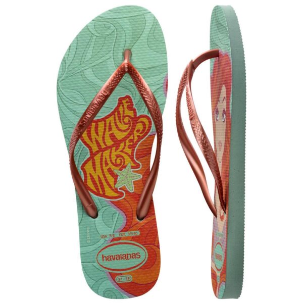 Chinelo Havaianas Slim Princesa Ariel Argila - Image 5