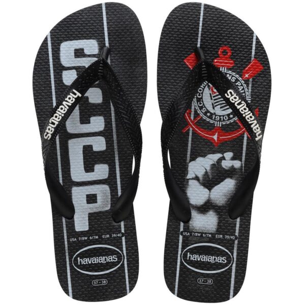 Chinelo Havaianas Top Times Corinthians