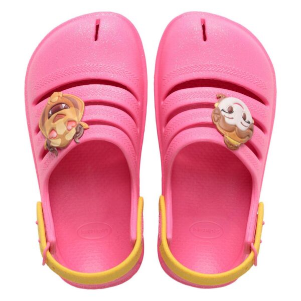 Chinelo Clog Havaianas Infantil Princesa Bela Ciber Pink