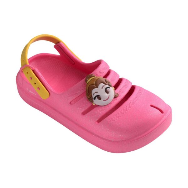 Chinelo Clog Havaianas Infantil Princesa Bela Ciber Pink - Image 2