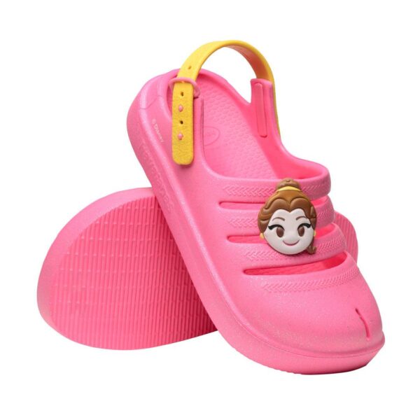 Chinelo Clog Havaianas Infantil Princesa Bela Ciber Pink - Image 5