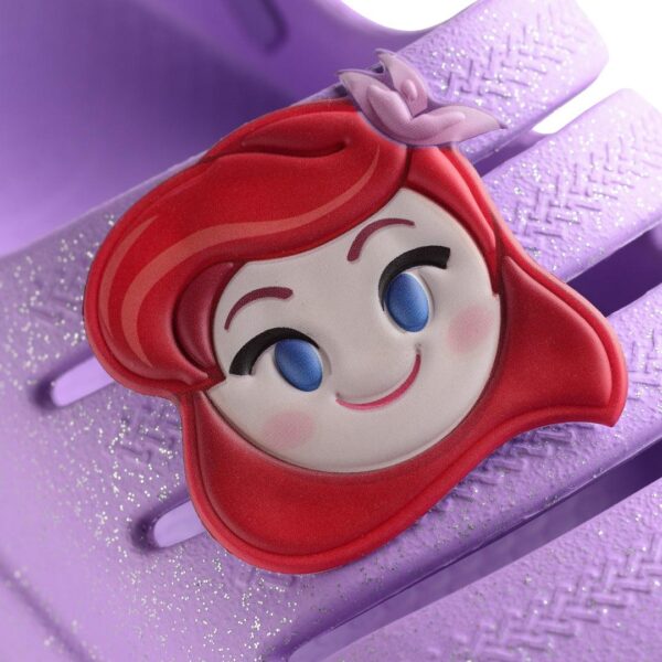 Chinelo Clog Havaianas Infantil Princesa Ariel Roxo - Image 6