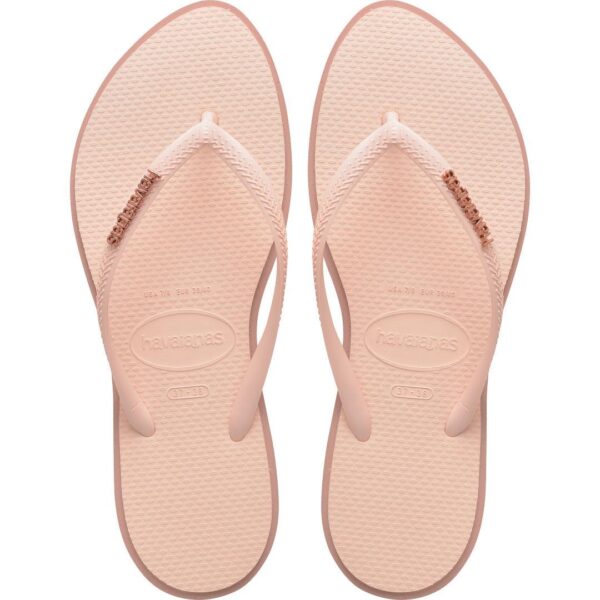 Chinelo Havaianas Slim Point Rosa Crocus