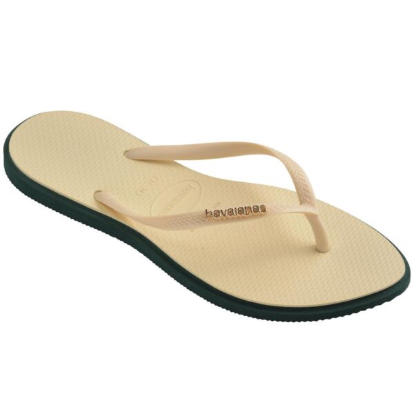 Chinelo Havaianas Slim Point Verde Pantanal - Image 2