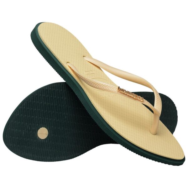 Chinelo Havaianas Slim Point Verde Pantanal - Image 5