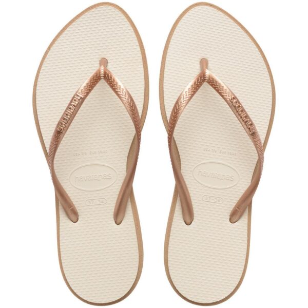 Chinelo Havaianas Slim Point Rose gold