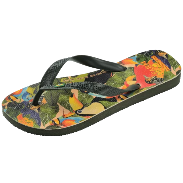 Chinelo Havaianas Farm Folhagens De Pássaros - Image 6