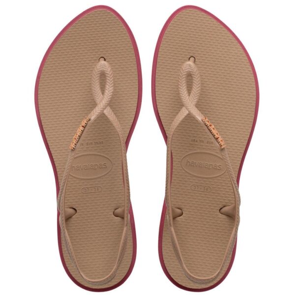 Chinelo Havaianas Luna Point Rose Gold