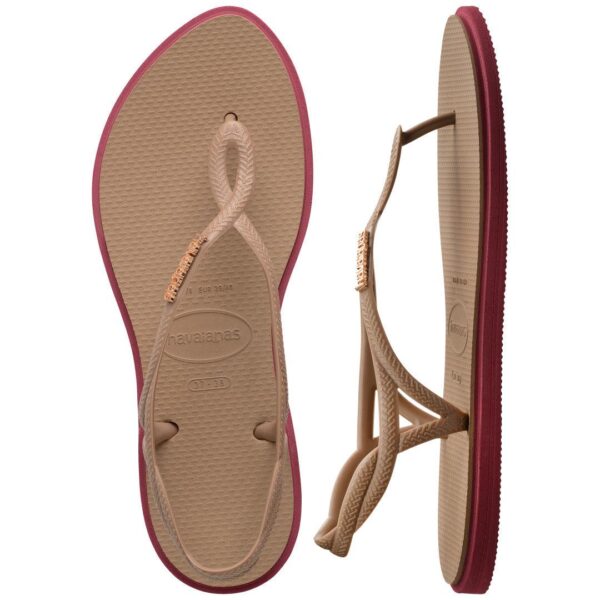 Chinelo Havaianas Luna Point Rose Gold - Image 5