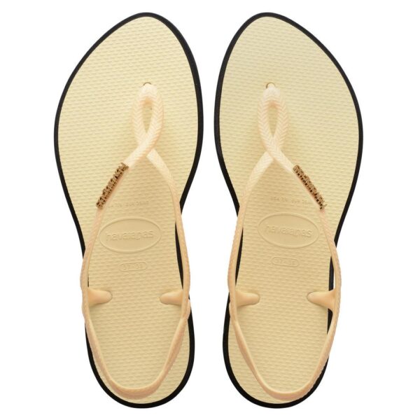 Chinelo Havaianas Luna Point Buttercream