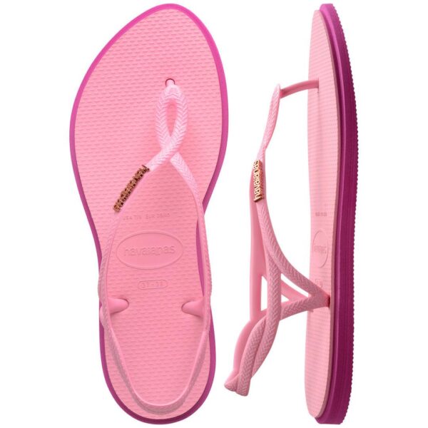 Chinelo Havaianas Luna Point Rosa Glow - Image 5