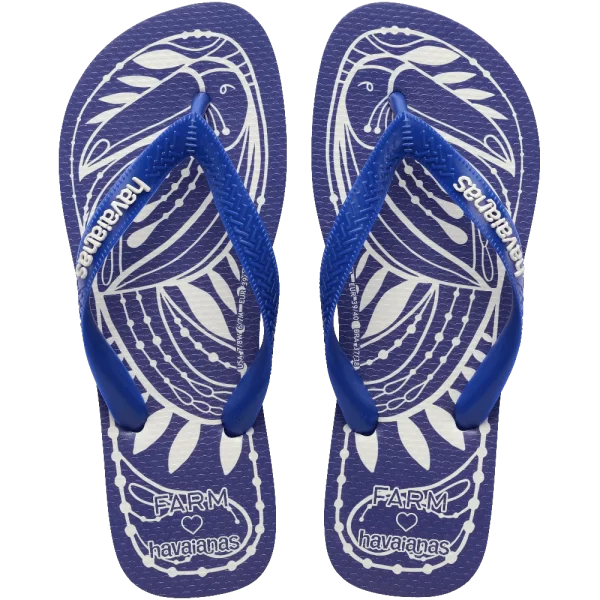 Chinelo Havaianas Farm Rendeira