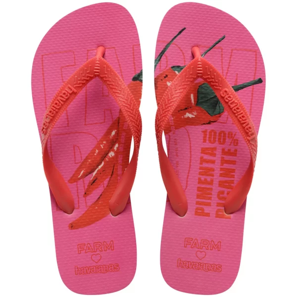 Chinelo Havaianas Farm Pimenta