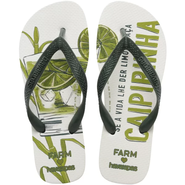 Chinelo Havaianas Farm Caipirinha